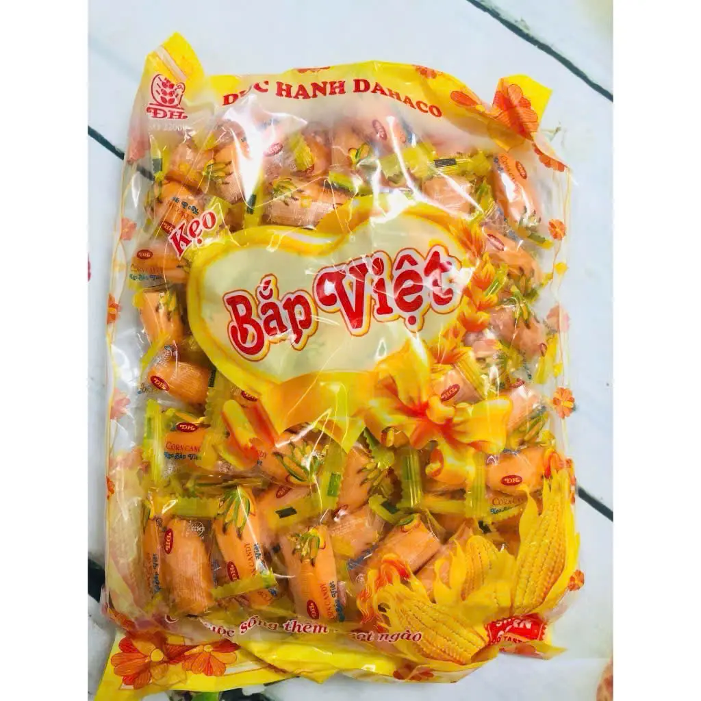 Kẹo Dẻo Bắp Việt 1Kg /Sweet Corn Candy