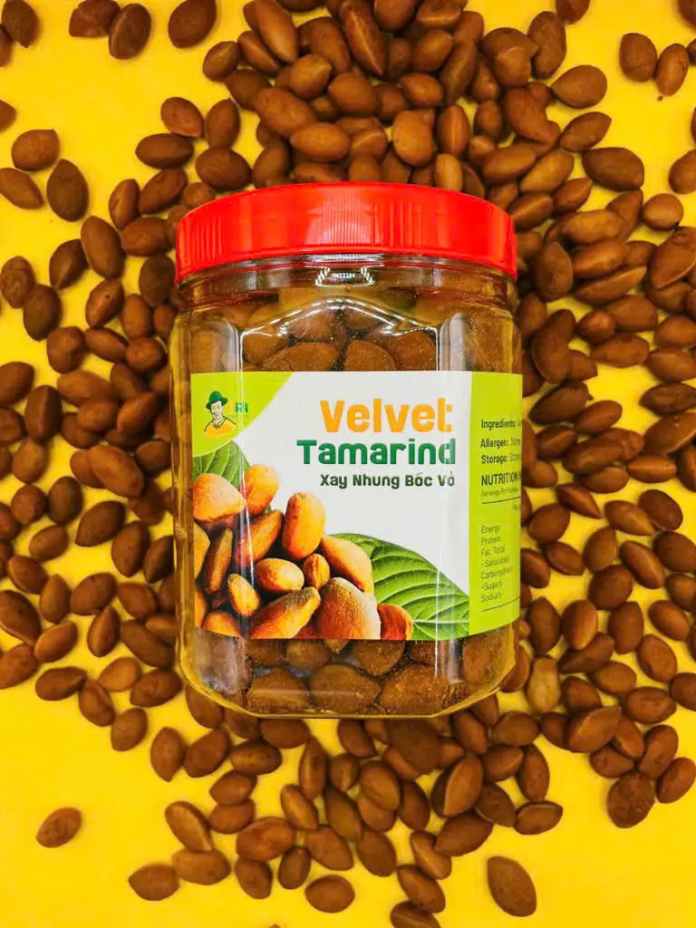 Trái Xay Nhung Bóc Vỏ 200G /Peeled Velvet Tamarind