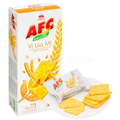 Bánh Cracker AFC Lúa Mì 172G /Wheat Cracker