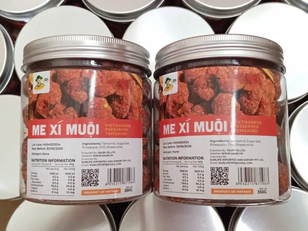 Me Xí Muội 350G /Preserved Tamarind