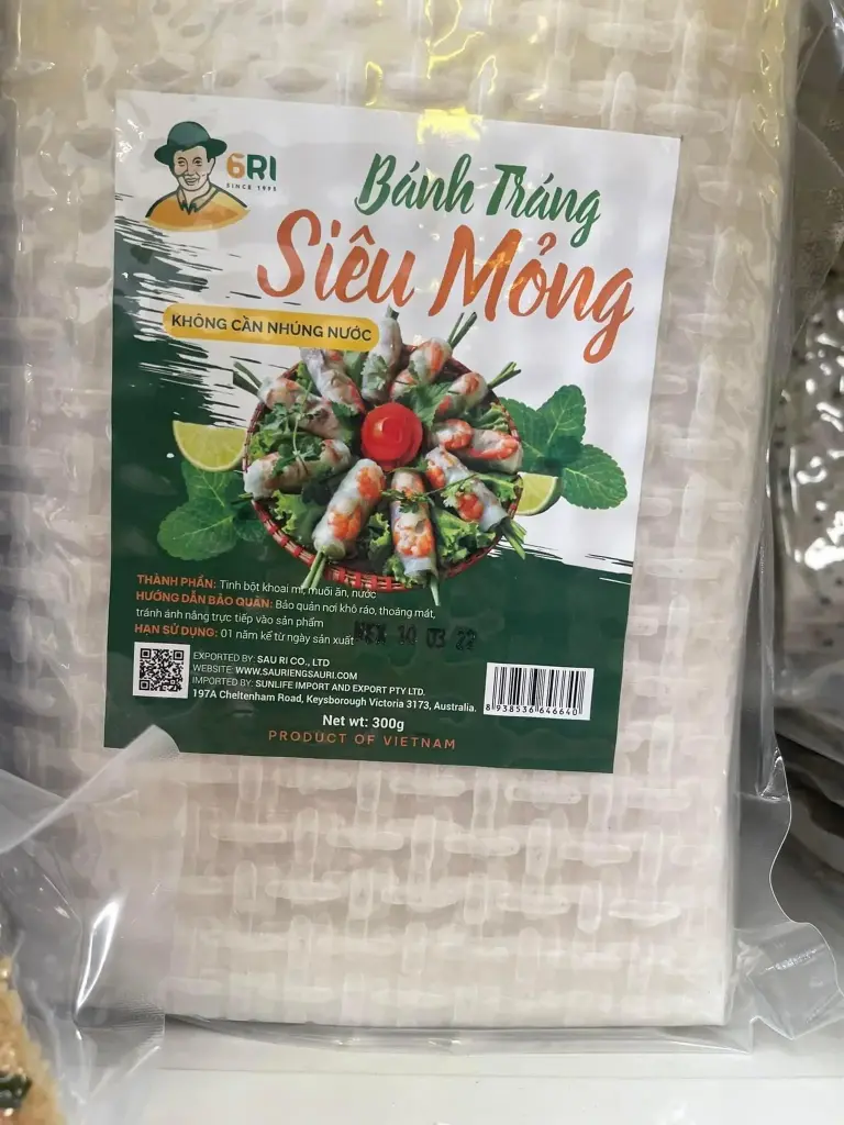 Bánh Tráng Siêu Mỏng 300G /Super Thin Rice Paper