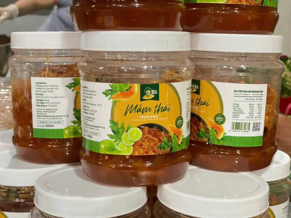 Mắm Thái 500G /Preserved Snack-head FIsh With Papaya