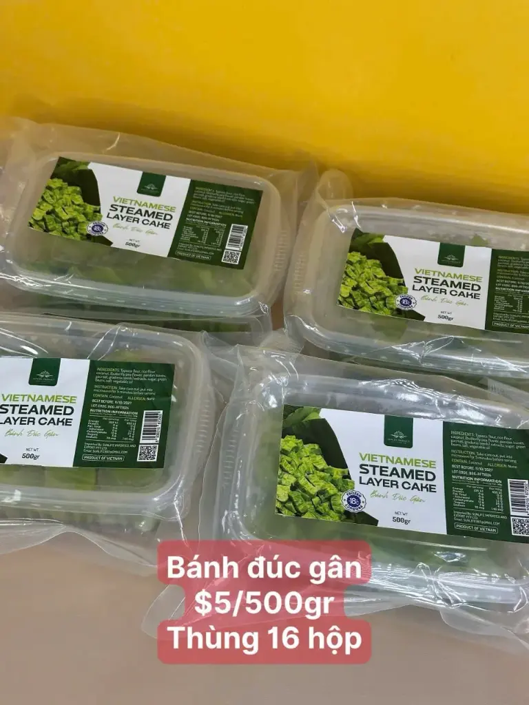Bánh Đúc Gân 500G /Steamed Layer Cake