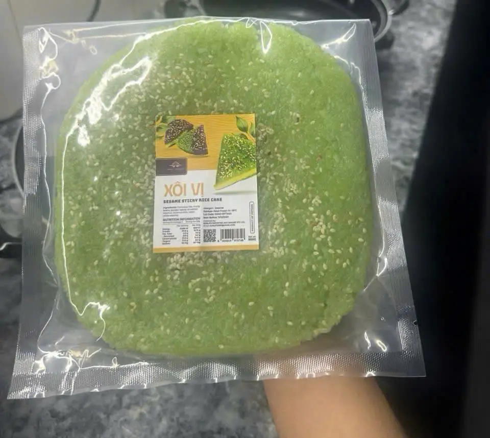 Xôi Vị Lá Dứa 500G /Sesame Sticky Rice Cake