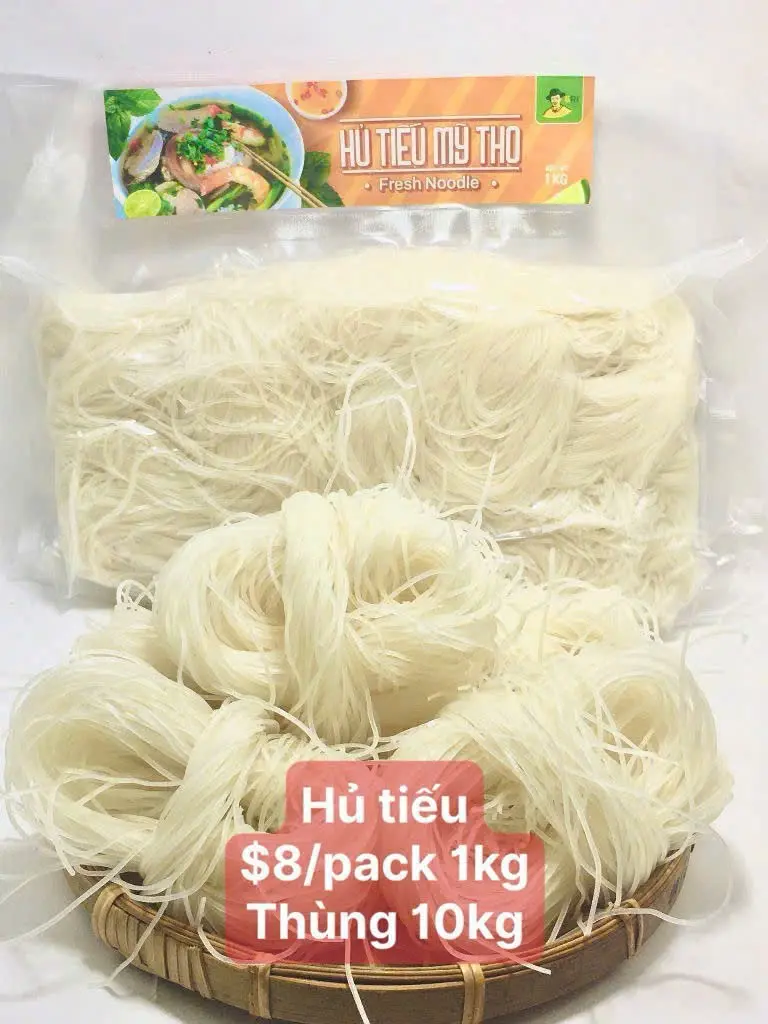 [BR-HTMT-1K] Hủ Tiếu Mỹ Tho 1Kg /Fresh Noodle