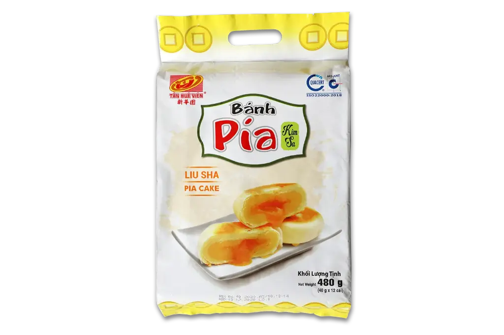 Bánh Pía Kim Sa Đậu Xanh 480G /Mung Bean Liusha Pia Cake