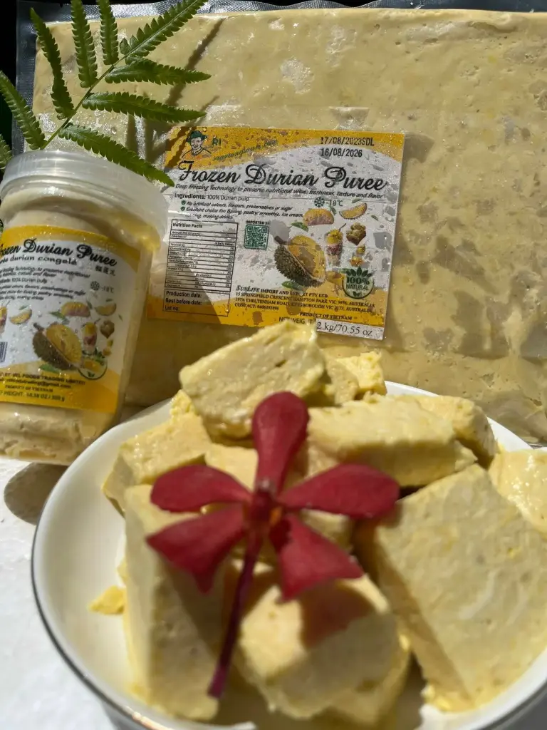 Cơm Sầu Riêng Xay Nhuyễn 1Kg /Pureed Durian