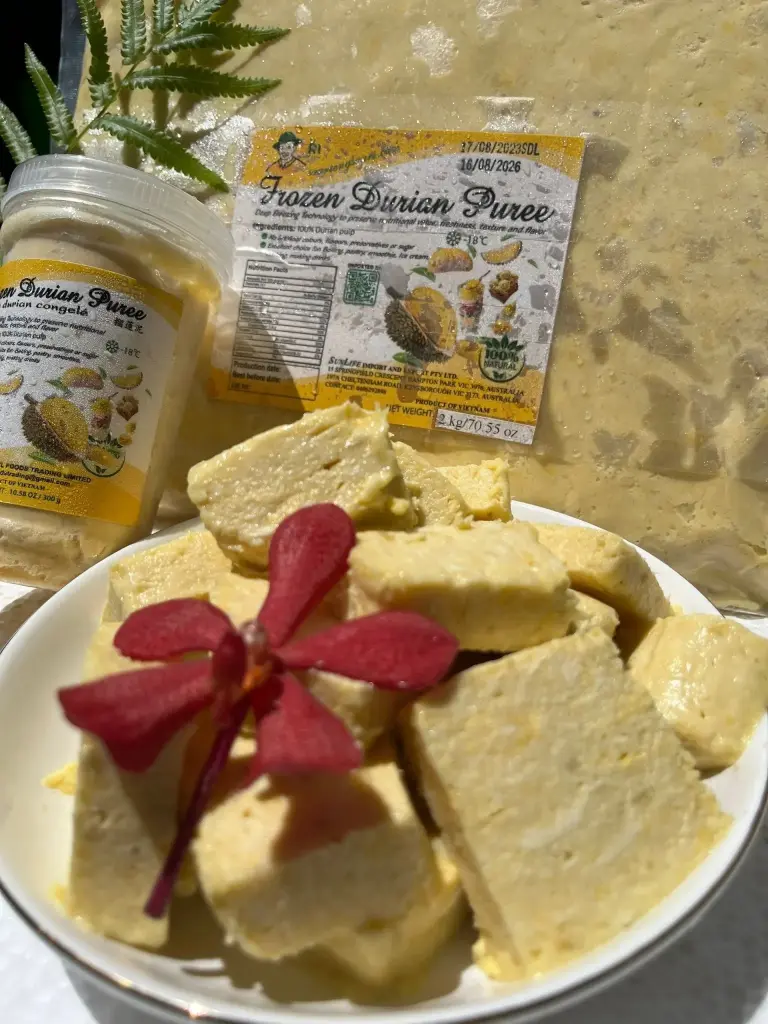 Cơm Sầu Riêng Xay Nhuyễn 500G /Pureed Durian