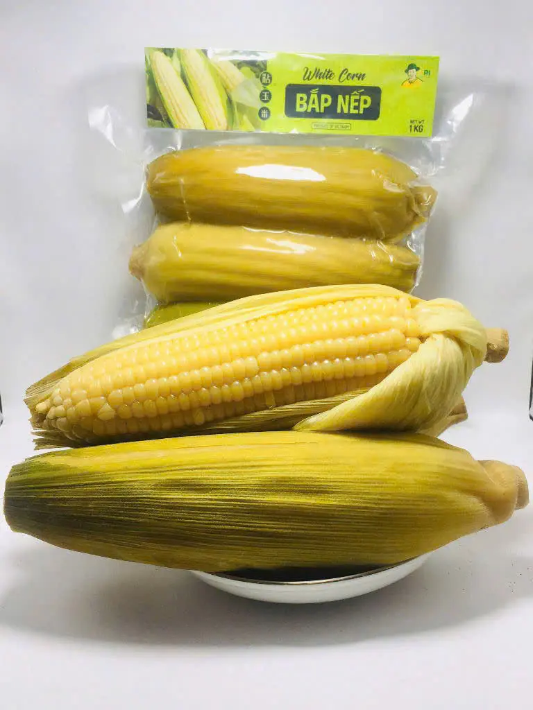 Bắp Nếp Hấp 1Kg /Steamed White Corn