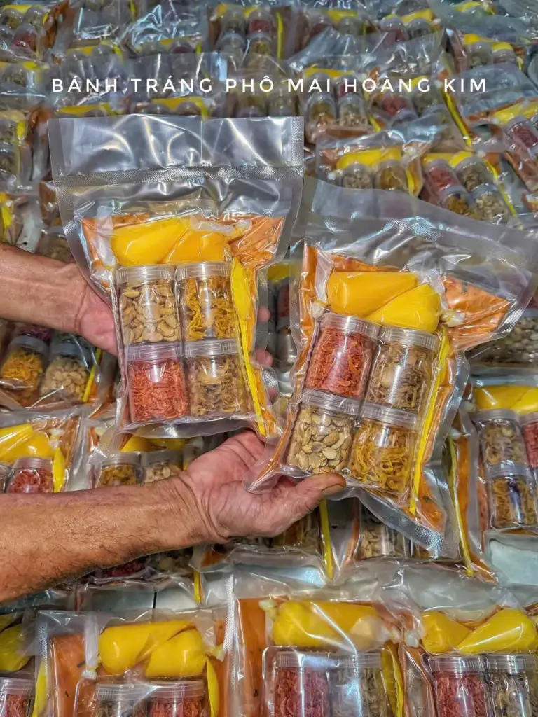 Bánh Tráng Phô Mai Hoàng Kim 350G /Savory Cheese Rice Paper