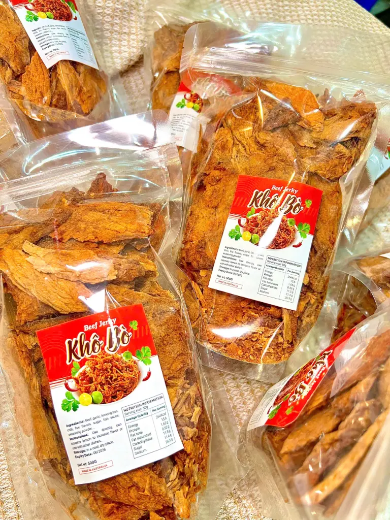 Khô Bò Giòn Chay 500G /Vegan Beef Ball