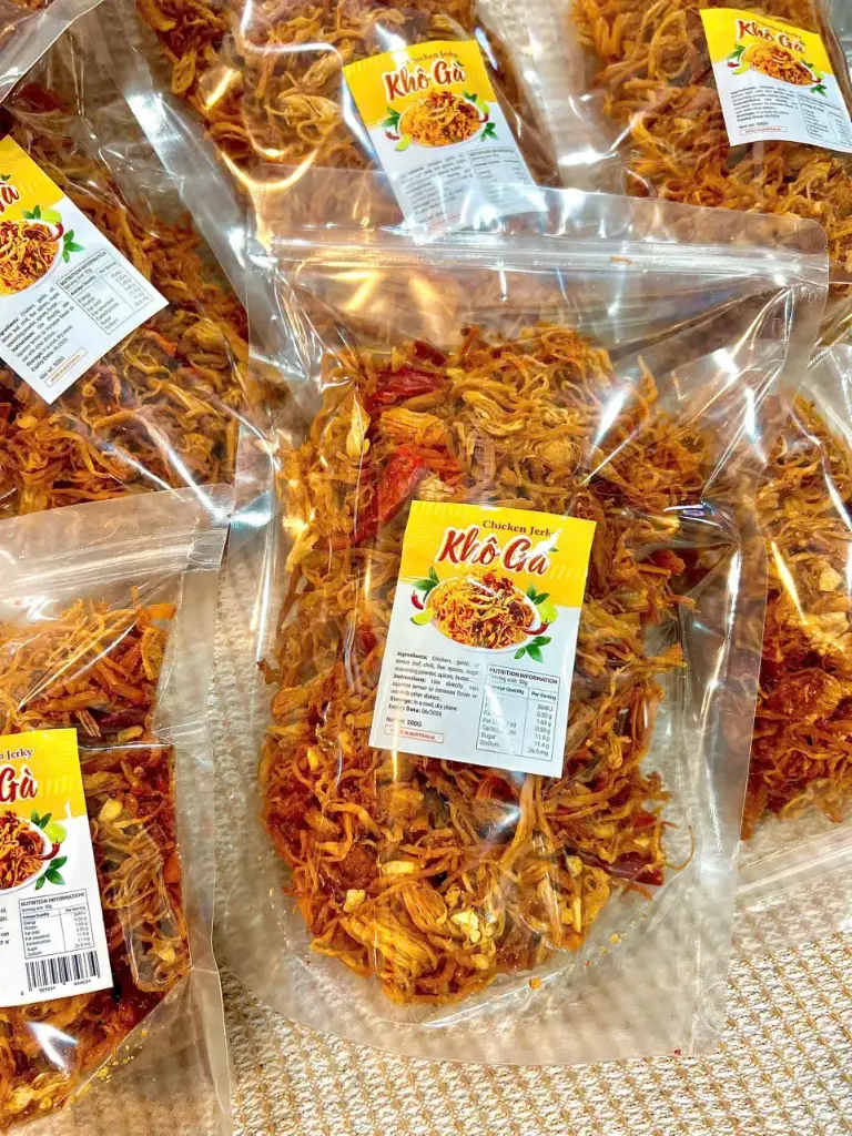 Khô Gà Bơ Tỏi Chay 500G /Snack