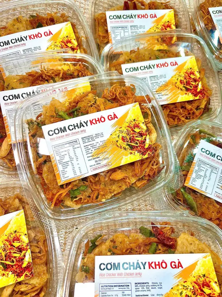 Cơm Cháy Khô gà 250G /Rice Cracker With Chicken Jerky