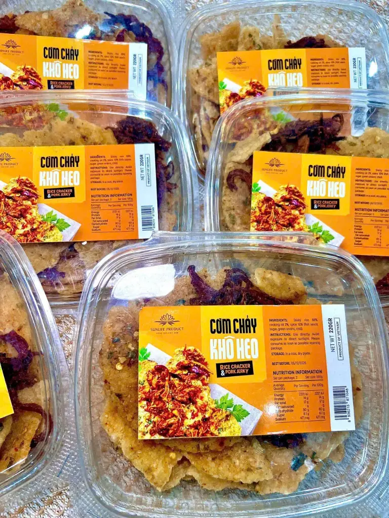 Cơm Cháy Khô Heo 250G /Rice Cracker