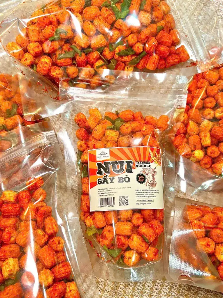 Nui Sấy Bò 250G /Beef Macaroni Noodle