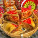 Bánh Pía Thập Cẩm Gà Quay 4 Trứng 600G /Assorted Roasted Chicken Pia Cake