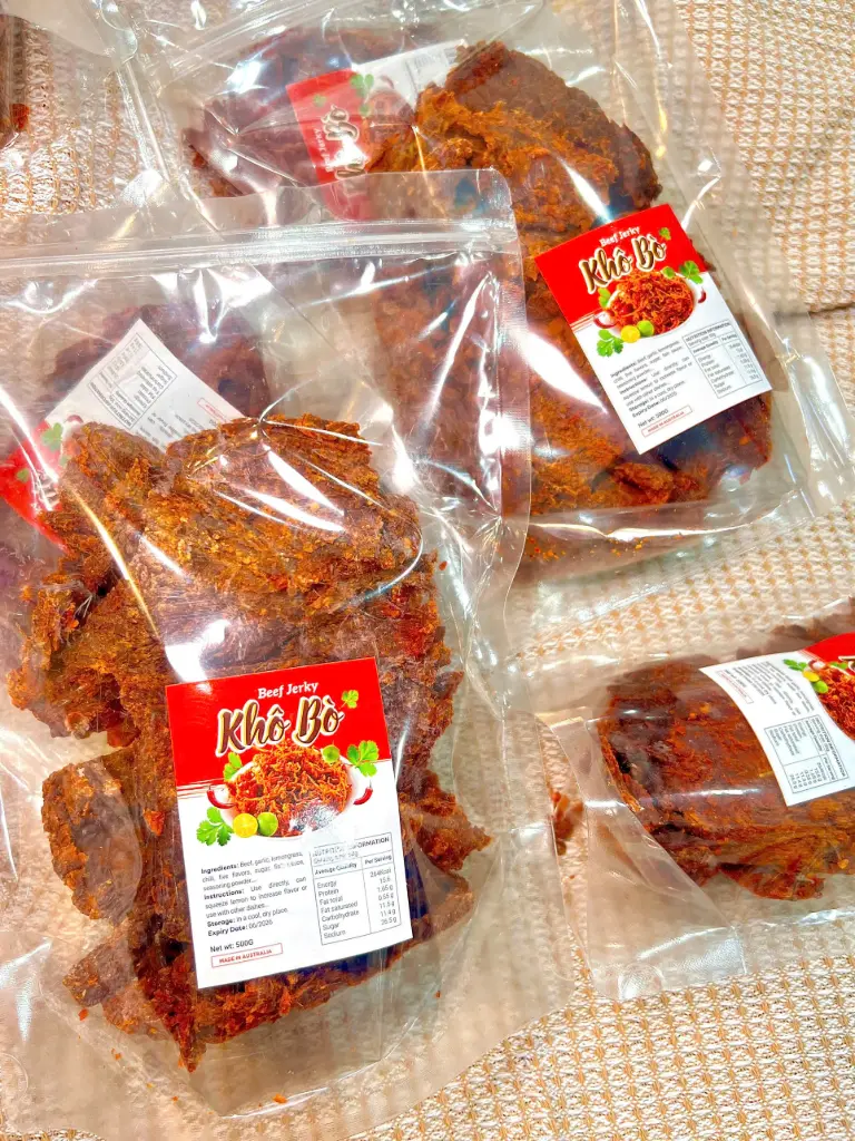 Khô Bò Miếng Chay 500G /Vegan Beef Ball