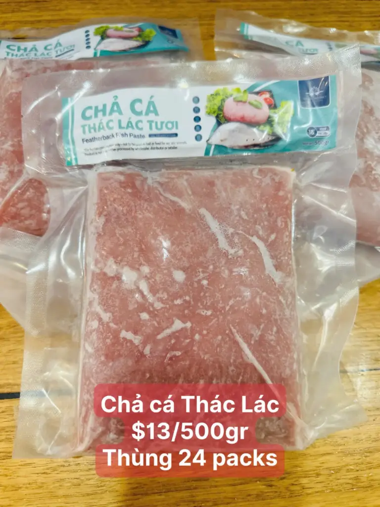 [NT-CCTL-500] Chả Cá Thác Lác 500G /Featherback Fish Paste (SL)