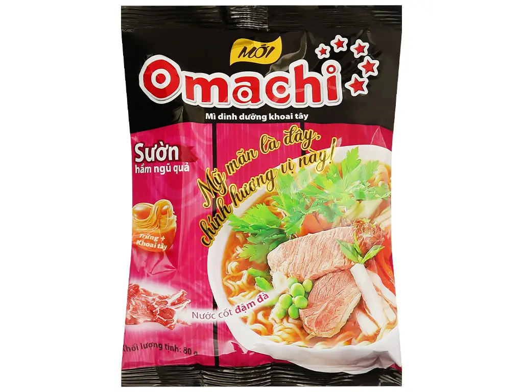 Mì Omachi Vị Heo 80G /Omachi Pork Noodle