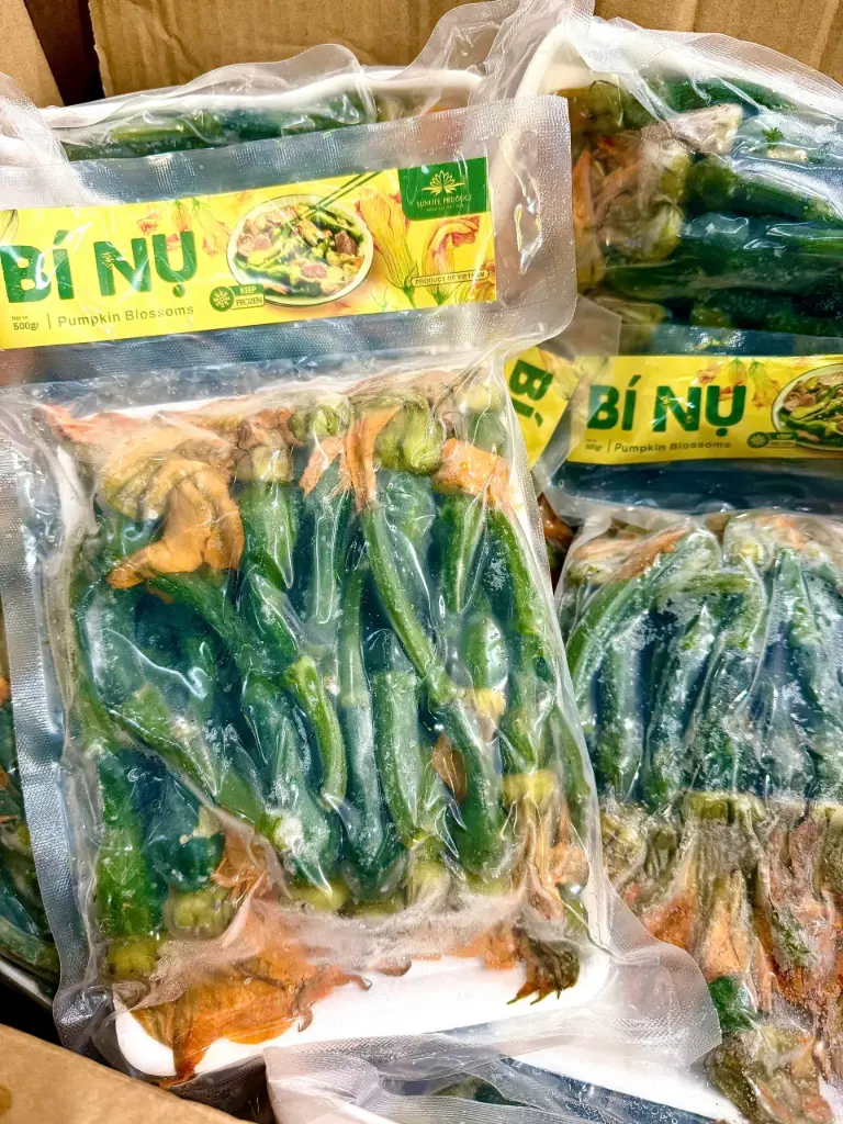 Bí Nụ 500G /Frozen Pumpkin Blossoms 