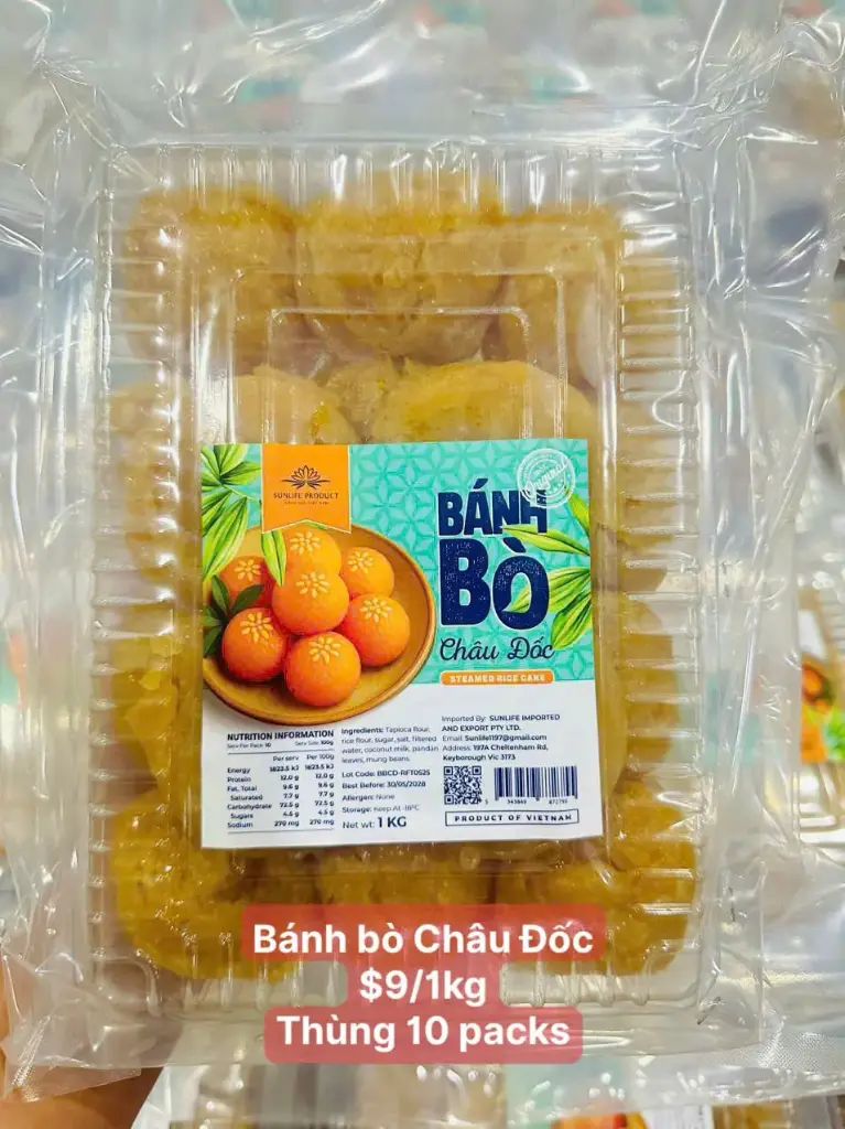 Bánh Bò Châu Đốc 1kg /Steamed Rice Cake