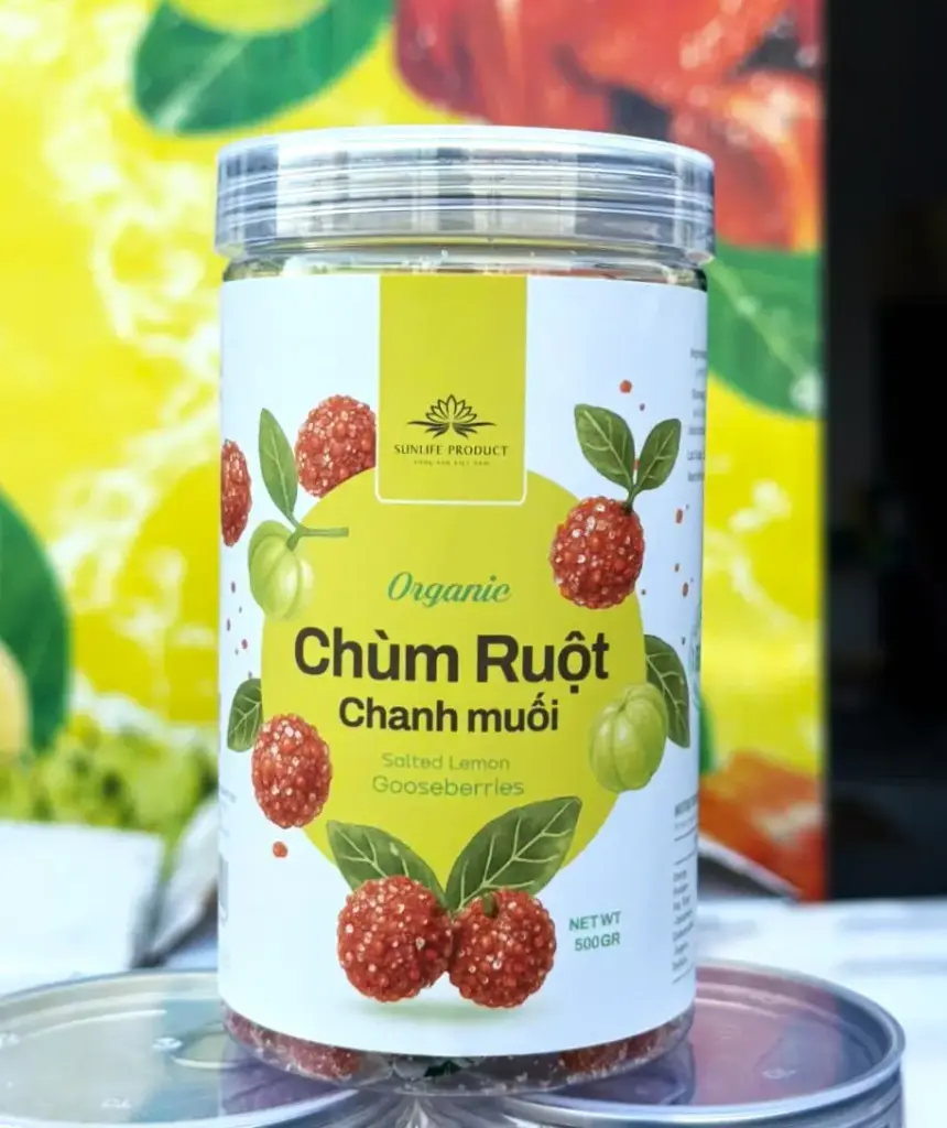 Chùm Ruột Chanh Muối 400G /Salted Lemon Gooseberry