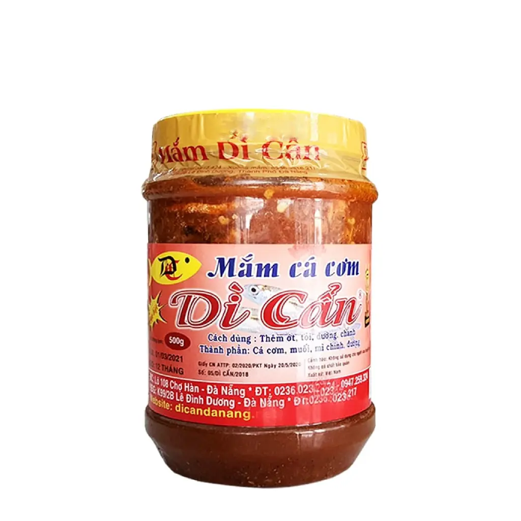 Mắm Cá Cơm Dì Cẩn 500G /Anchovy Fish Sauce