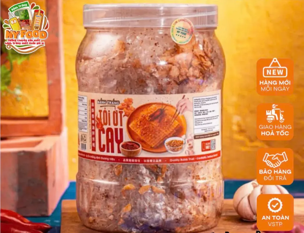 Bánh Tráng Tỏi Ớt Cay 300G /