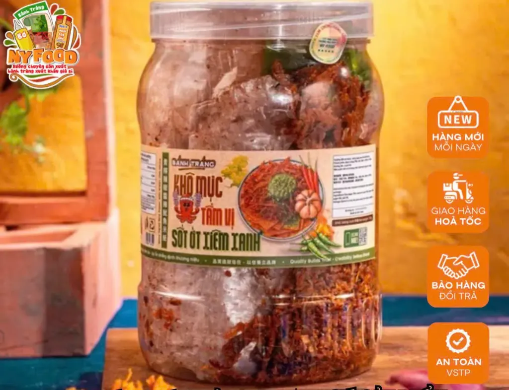 Bánh Tráng Mực Sốt Ớt Xiêm 300G /