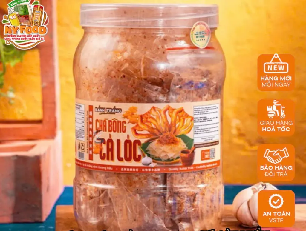 Bánh Tráng Chà Bông Cá Lóc 300G /