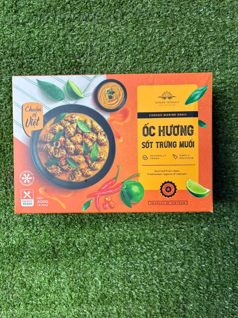 Ốc Hương Sốt Trứng Muối 400G/ Cooked Marine Snail