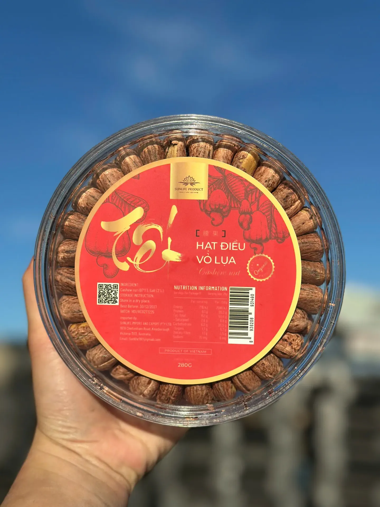 Hạt Điều Xếp Hoa 280G /Cashew Nut