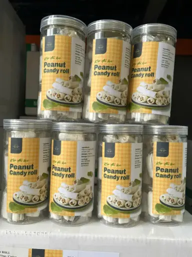 [SL-KDL-400] Kẹo Dồi Lạc 400G /Peanut Candy Rolls