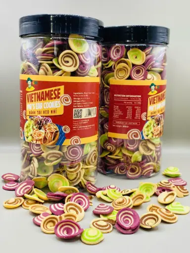 [SL-BTH-CD-300] Bánh Tai Heo Cốt Dừa 300G /Coconut Pig's Ear Cookies