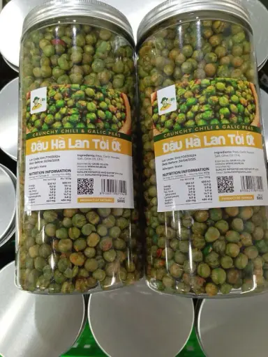 [SL-DHLTO-500] Đậu Hà Lan Tỏi Ớt 500G /Crunchy Chilli & Garlic Peas