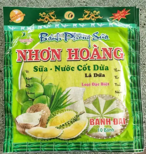 [NH-BPS-LD-400] Bánh Phồng Sữa Lá Dứa 400G /Pandan Rice Paper