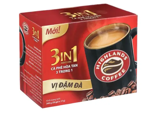 [CF-HL-340] Cà Phê Hòa Tan 3in1 Highland 340G /Instant Coffee