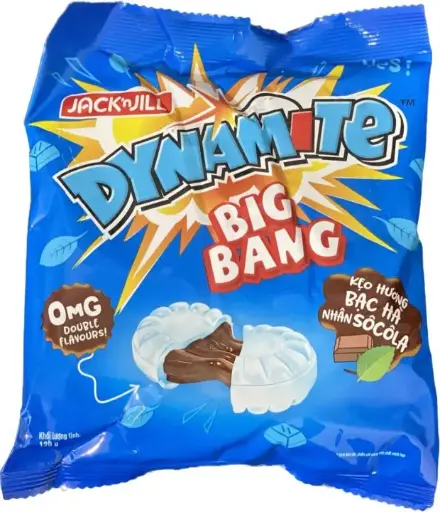 [DNM-SCL-96] Kẹo Dynamite Big Bang Nhân Socola 96G /Mint Candy With Choco Flavor