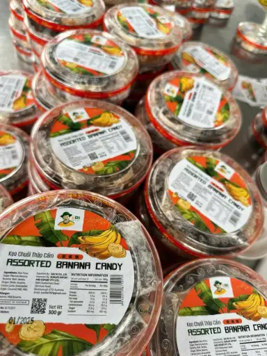 [SL-KCTC-300] Kẹo Chuối Thập Cẩm 300G /Assorted Banana Candy