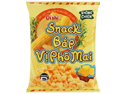 [OIS-BPM-68] Snack Oishi Bắp Phô Mai 68G /Cheese Corn Chip