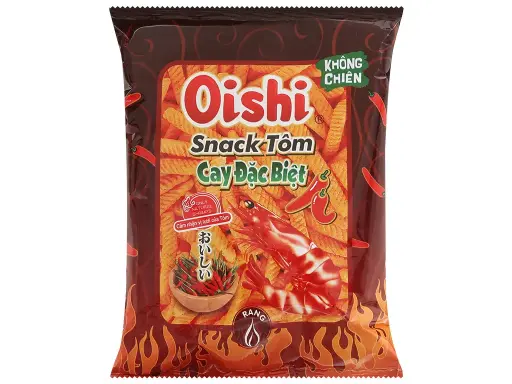 [OIS-TCDB-68] Snack Oishi Tôm Cay Đặc Biệt 68G /Special Spicy Shrimp Chip