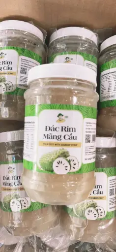 [SL-HDR-MC-500] Hạt Đác Rim Mãng Cầu 500G /Palm Seed With Soursop Syrup