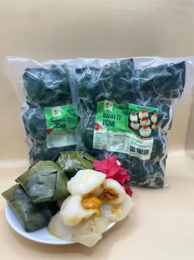 [SL-BIT-500] Bánh Ít Tôm 500G /Steamed Sticky Rice Dumpling