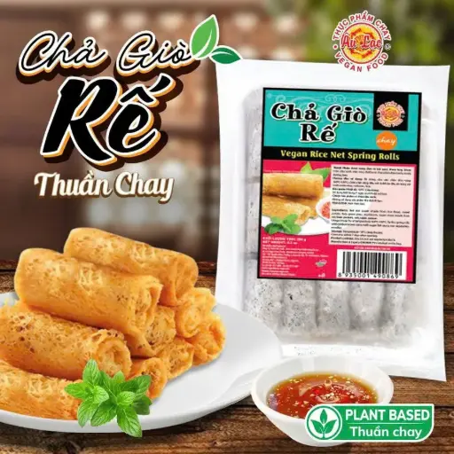 [SL-CGRC-200] Chả Giò Rế Chay 200G /Vegan Rice Net Spring Rolls