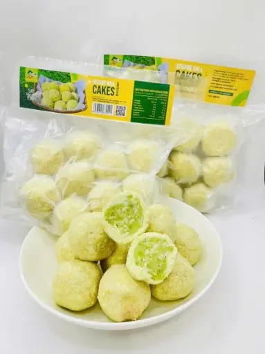 [SL-BR-CNXD-500] Bánh Rán Cốm Non Xào Dừa 500G /Sesame Ball Cakes With Coconut