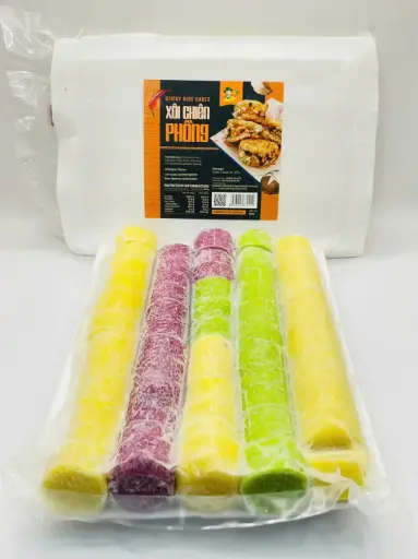 [SL-XVP-1K] Xôi Chiên Phồng Ngũ Sắc 1Kg /Fried Sticky Rice Cake