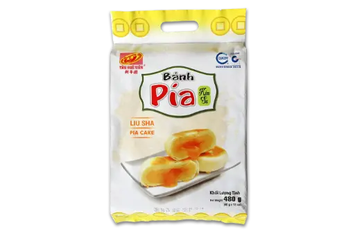 [SL-PIAKS-DX-480] Bánh Pía Kim Sa Đậu Xanh 480G /Mung Bean Liusha Pia Cake