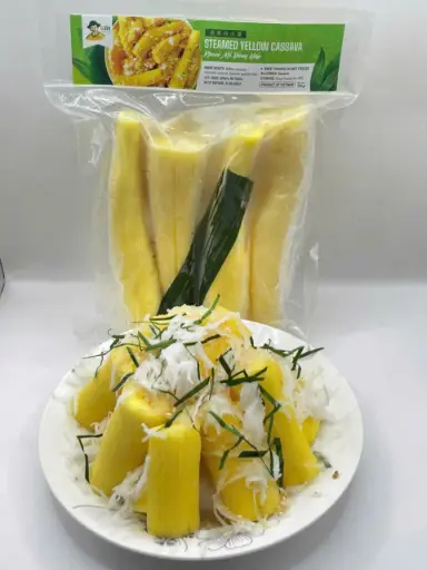[SL-KMVH-500] Khoai Mì Vàng Hấp 500G /Steamed Yellow Cassava