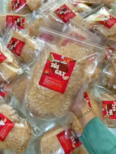 [SL-BT-TC-100] Bánh Tráng Tỏi Cay 100G /Spicy Garlic Rice Paper