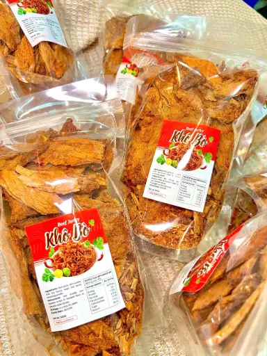 [SL-KHO-BG-500] Khô Bò Giòn Chay 500G /Vegan Crispy Beef Jerky